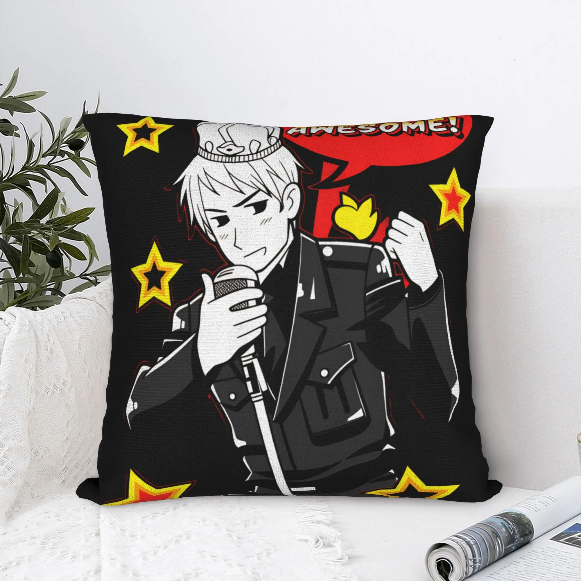 Pillow Case Hetalia Axis Power  Soft Pillow Cover  Novelty Cushion Cover Custom DIY Pillowcases For Chair Sofa Home Decoration