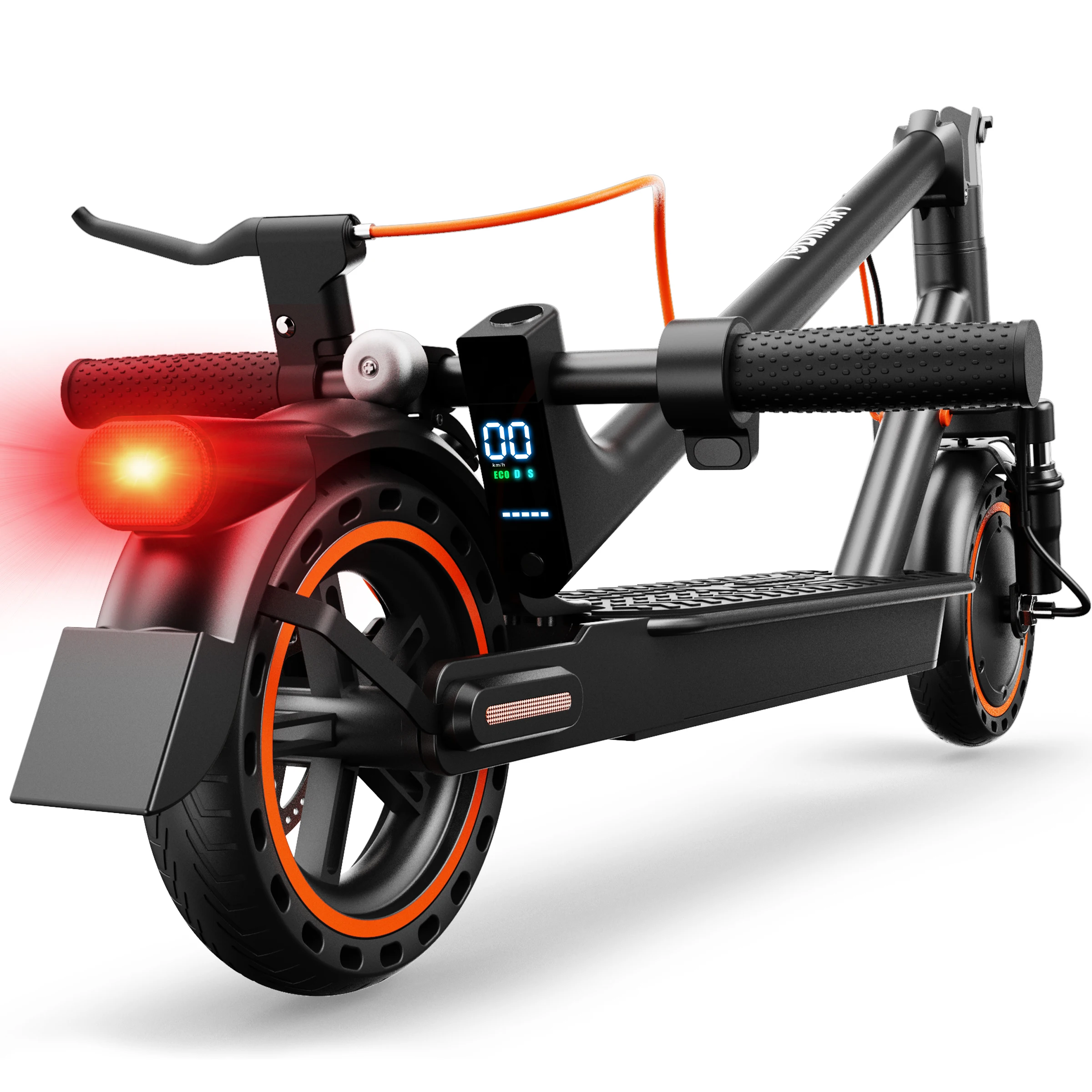 TODIMART T3A Elektroroller mit App, Elektroroller für Erwachsene, 36V 7.8Ah, 20 km/h, 25-35 km Reichweite, Vollgummireifen, faltbar