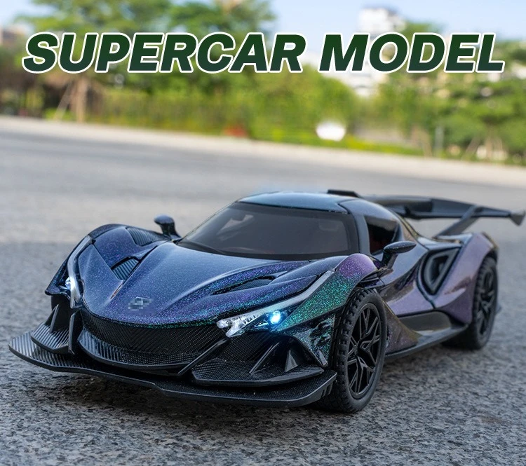 

1:32 Simulation Helios IE Alloy Sports Car Model Ornament Toy Gift Diecast Alloy Car Model Collectible