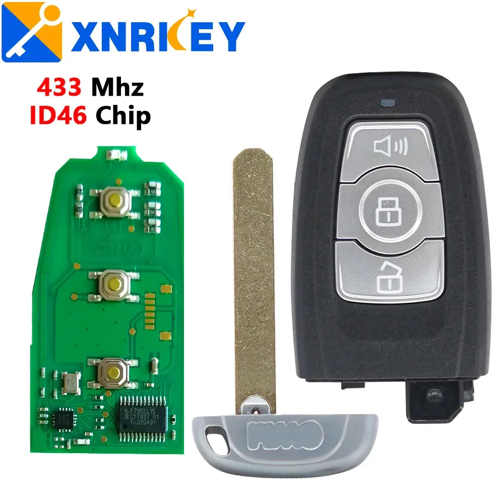 

XNRKEY 3B Car Keyless Smart Remote Key ID46Chip 433Mhz for GWM Great Wall Original Remote Control For Great Wall H3 H6 Smart Key