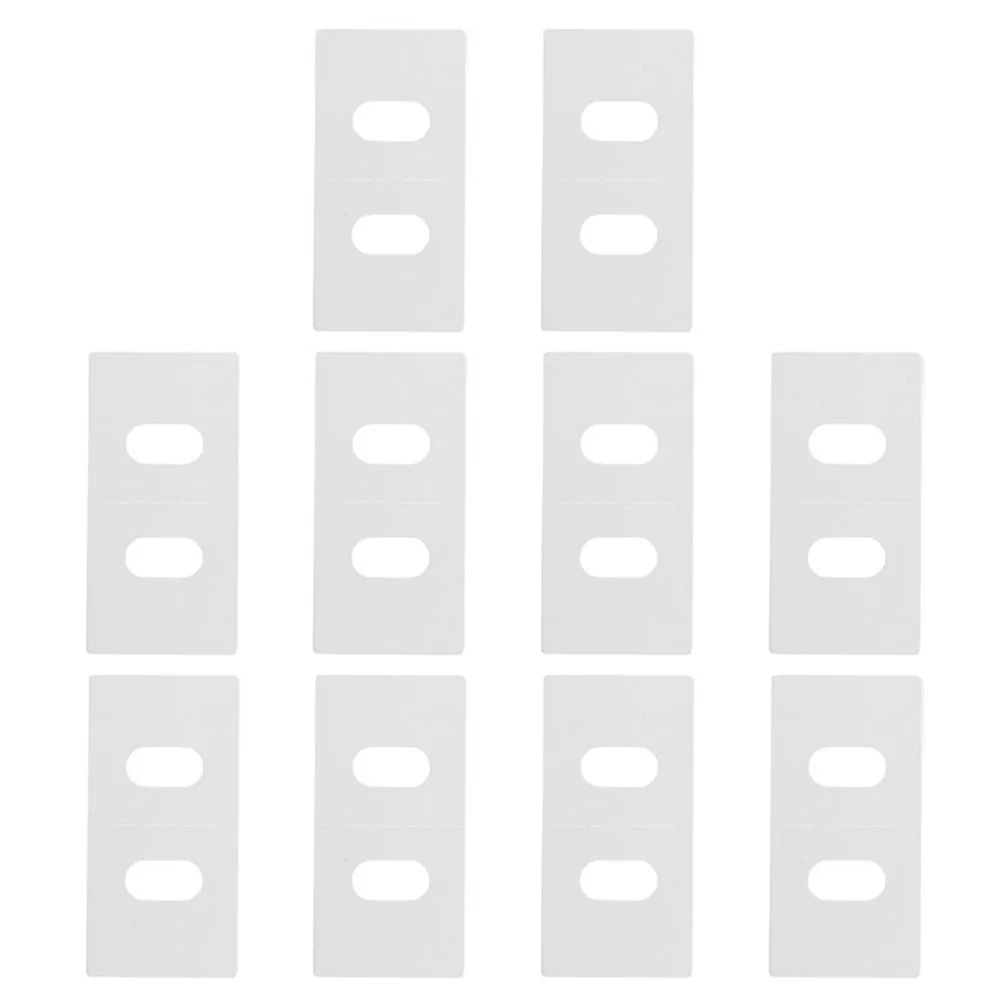 10 قطعة علامات التبويب إصلاح الستائر تثبيت قوي للستائر الرأسية استبدال الشرائح أعمى إصلاح أجزاء ديكور المنزل #4