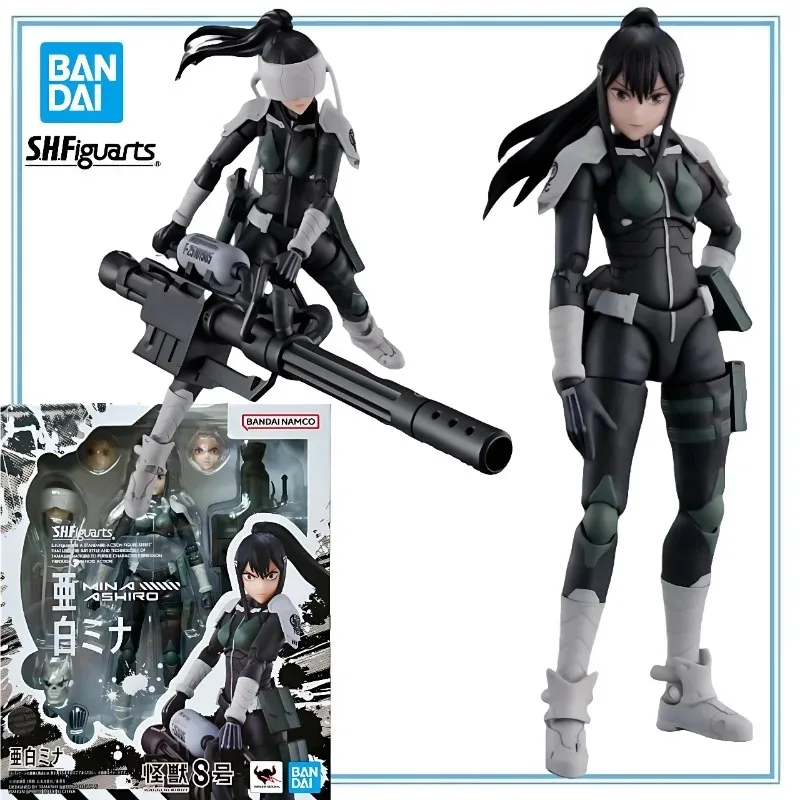 

BANDAI Original in Stock Kaijuu No. 8 - Ashiro Mina - S.H.Figuarts Anime Cartoon Collection Series Model Cartoon Character