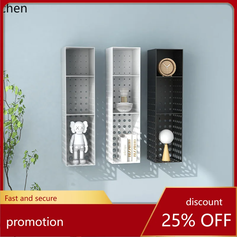 

CZ Partition Shelf Multi-layer Iron Storage Rack Minimalist Wall Decor Display Rack