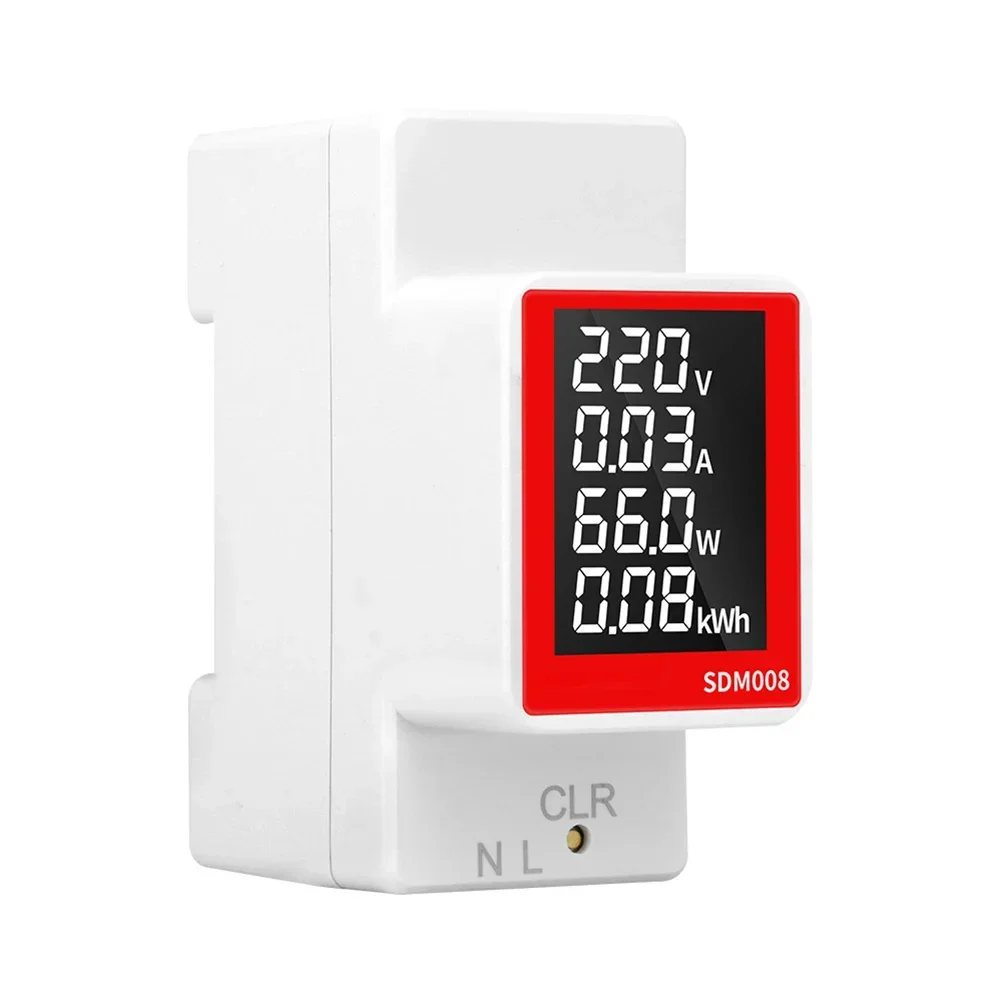 

Digital Electricity Meter on Din Rail for Real time Monitoring of Voltage Current Active Power and Energy Usage