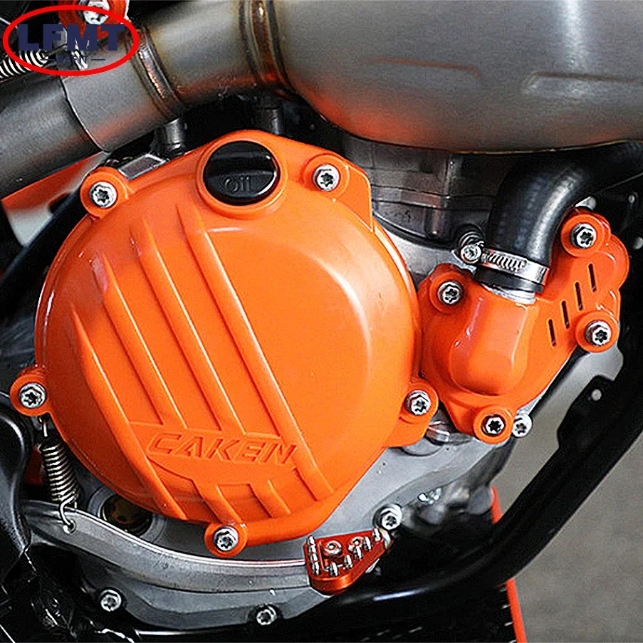 Cubierta de embrague de motocicleta, juego de protector de bomba de agua de motor Magneto para KTM SXF XCF 250 350 EDICIÓN DE FÁBRICA Husqvarna FC FE FX de 4 tiempos