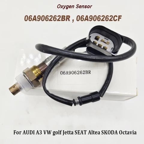 06A906262BR 06A906262CF Для AUDI A3, VW Golf, Jetta, SEAT Altea, SKODA Octavia, 5-проводной кислородный датчик 06A 906 262 BR, автомобильные аксессуары