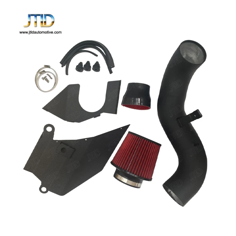 For JTLD High-grade INT-VW-001 Custom Black Cold Air Intake System for VW GOLF MK7 7.5 GTI 2.0T EA888