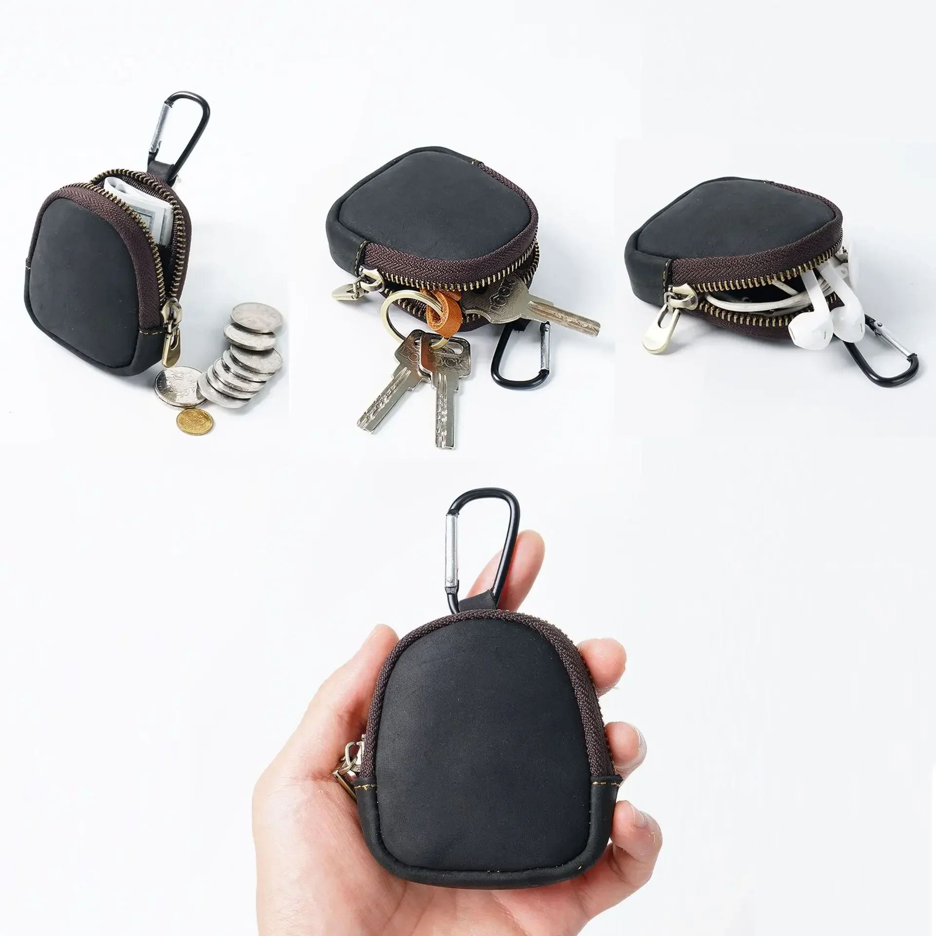 

Coin Bag Small Walle Coin Purses Wallet Zipper Shell Bag Bluetooth Headphone Bag Key Case Monedero Mujer Purses for Women