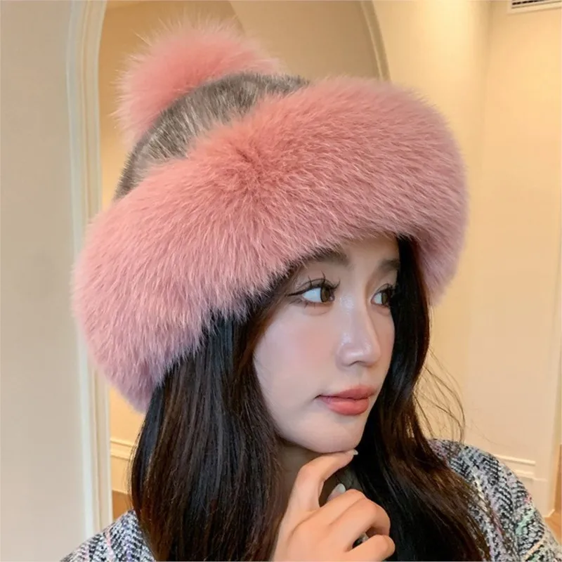 New autumn and winter styles of fur warm fashionable fisherman hats woolen ear-protecting Mongolian for children