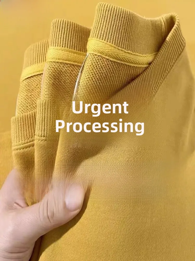 ex Oversized Long Sve round Ne Sweatirt Pure Cotton Spring Autumn Winter Comfortable Loose Fit  Color Base Layer