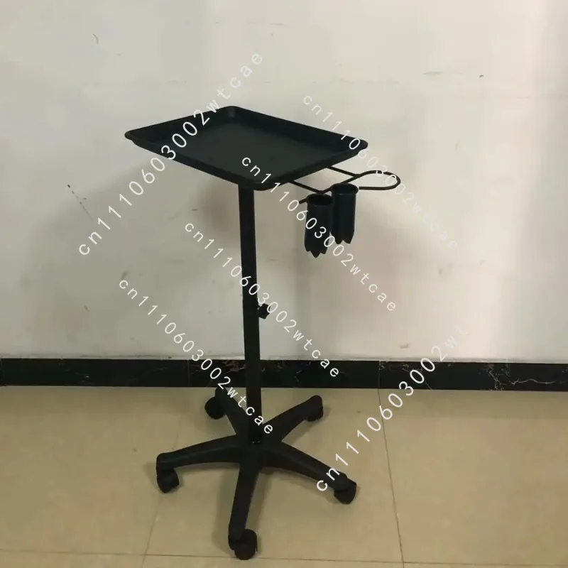 Commercial Aluminum Beauty Trolley Hair StorageTrolley Portable Mobile Rolling Stand Trolley