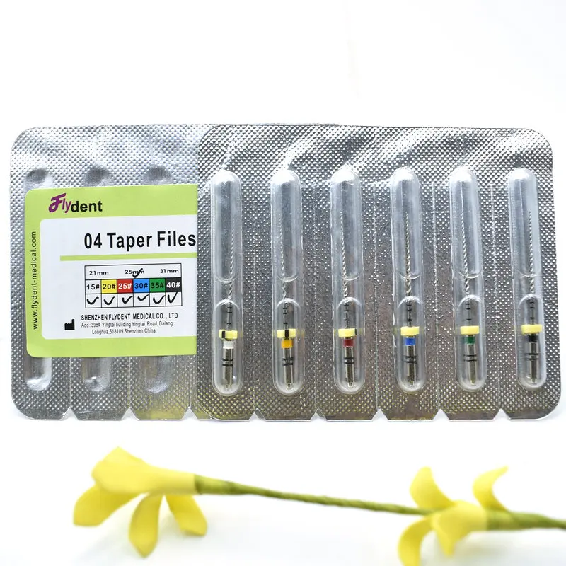 Dental 04 Taper Rotary Niti Endodontic Files Engine 0.04 Instrument Use for Root canal treatment dentistry Tool