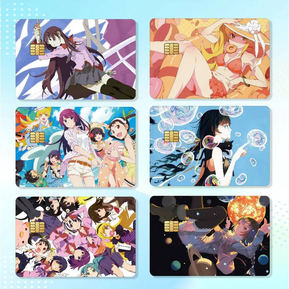 Game M-monogatari Waterproof Card Stickers For Credit Cards Debit Cards And Transit Cards 4pcs