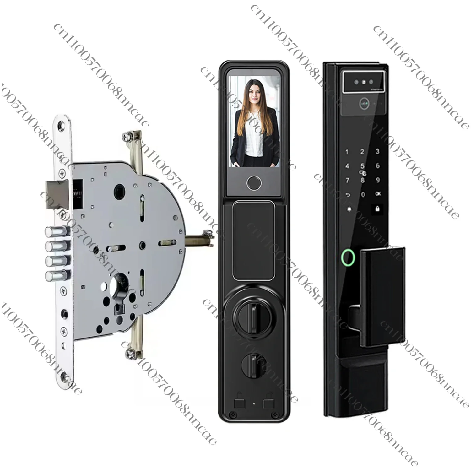 Diosso 2025 New Arriver Keyless Entry Wifi Tuya Remote Control Unlock Smart Lock Door With Camera HD Screen for Home