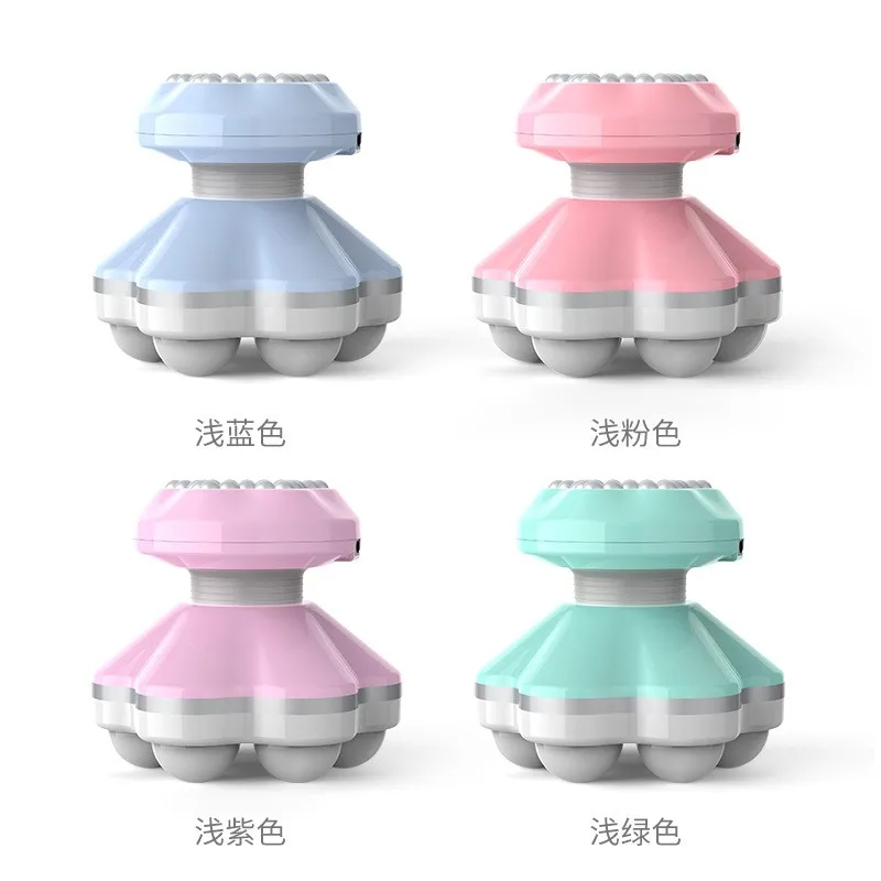 Intelligent mini portable massager, rechargeable full-body massage device,fits in pocket multi-functional, suitable for home use