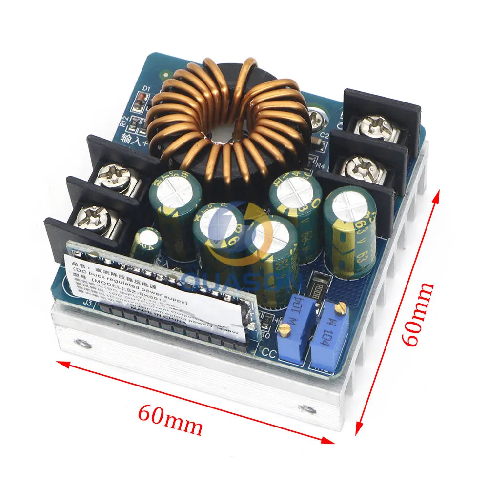 DC-DC 400W High-power Step Down Buck Converter DC 10V-60V Constant Voltage Constant Current Adjustable Power Supply Module