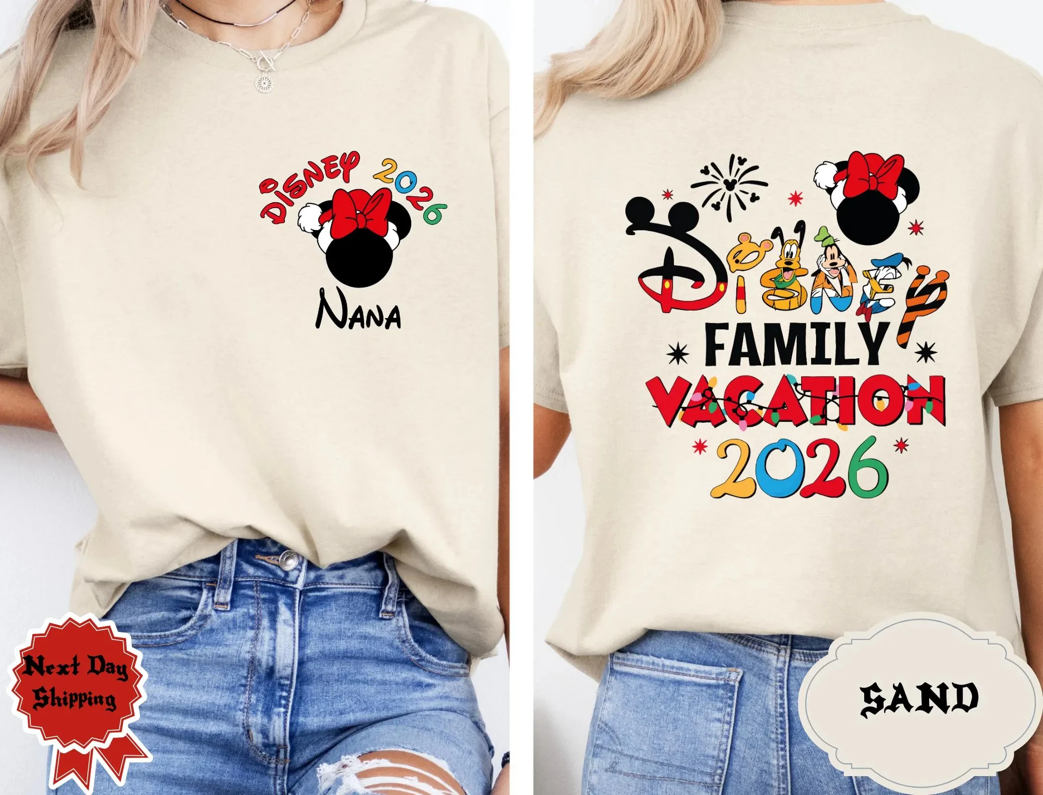 

2026 Disney Christmas Family Vacation T-shirt 2026 Mickey Castle T-shirt Disneyland Family Travel T-shirt, Mickey Travel T-shirt