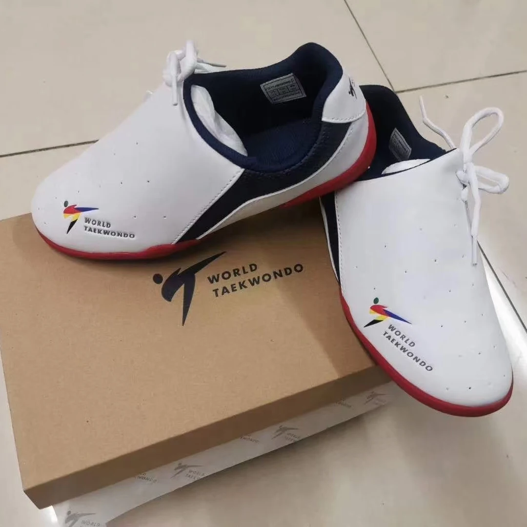 Chaussures d'entraînement de Taekwondo professionnelles pour hommes chaussures d'arts martiaux confortables et durables chaussures de Taekwondo