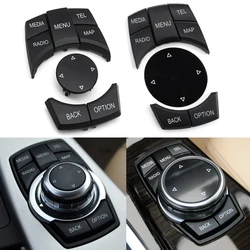 Car Central Console CIC IDrive Multimedia Mouse Keys Menu Knob Button Cover For BMW F20 F22 F30 F34 F36 F10 F02 F06 F25 F15 F16