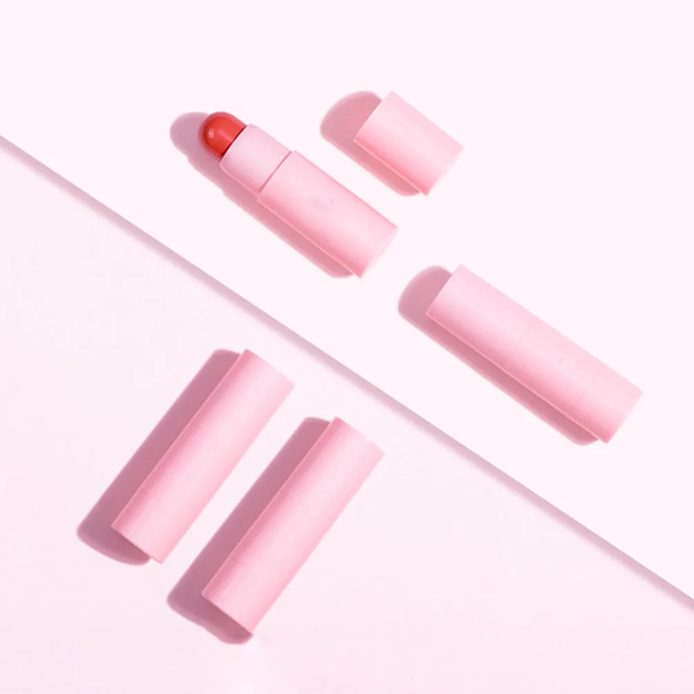 مجموعة أحمر شفاه غير لامع طويلة مكونة من 4 قطع، مجموعة بلسم شفاه مرطب، ملمس ناعم، لون مشرق للنساء، أحمر شفاه غير لامع #5