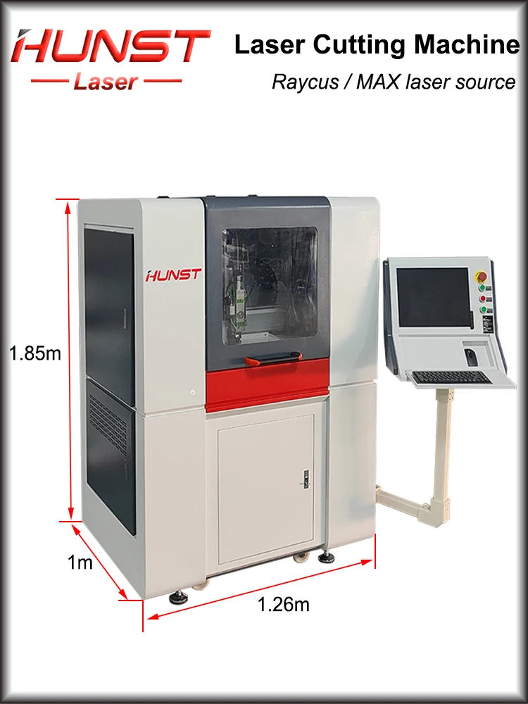 HUNST Small Precision Fiber Laser Cutting Machine, Raycus/MAX Laser, For Stainless Steel, Copper, Gold, Silver Jewelry Cutting.