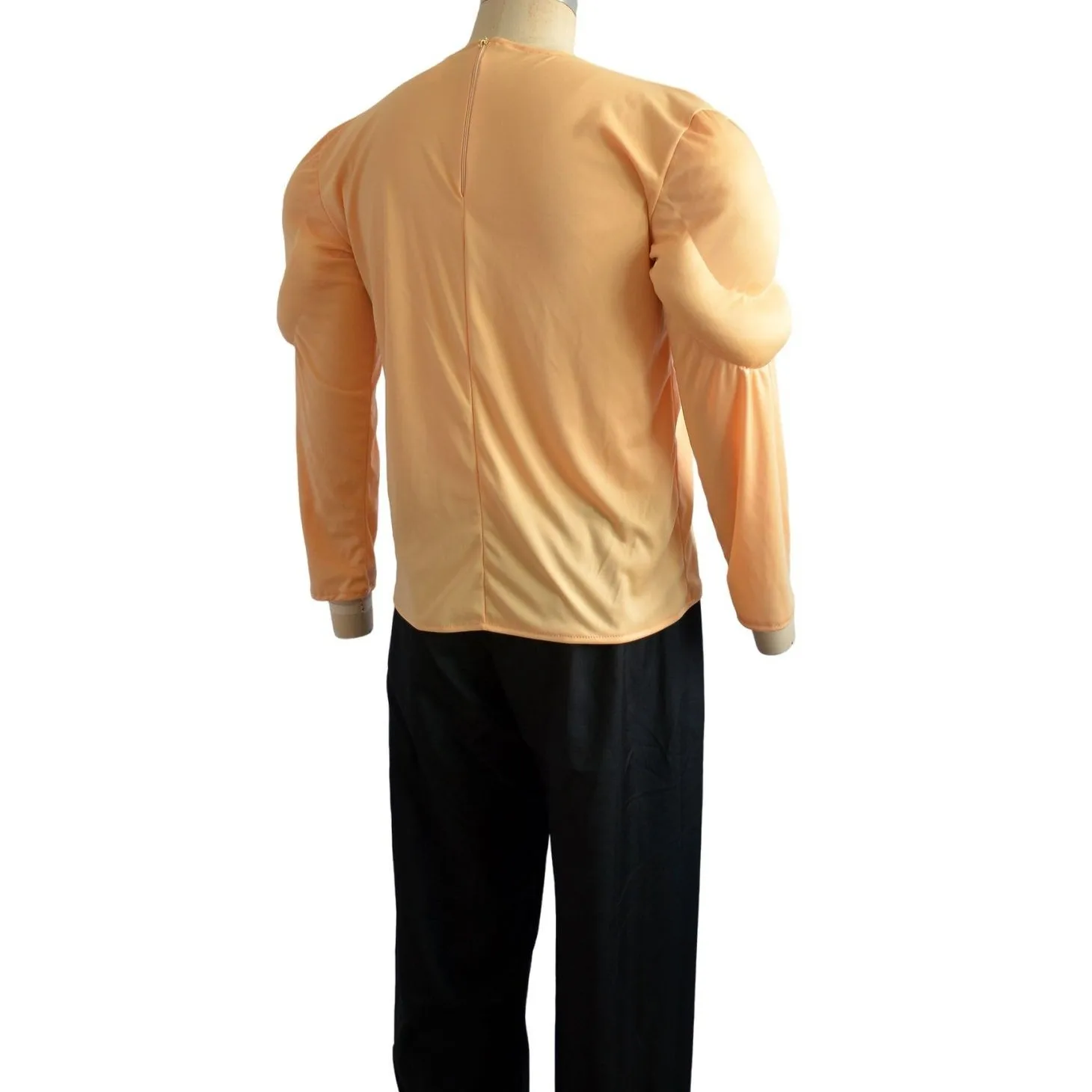 Men's T-Shirt Fake Abdomen Muscle Adult Role-playing Clothes Stage Performance Outfit Halloween Festival Apparel