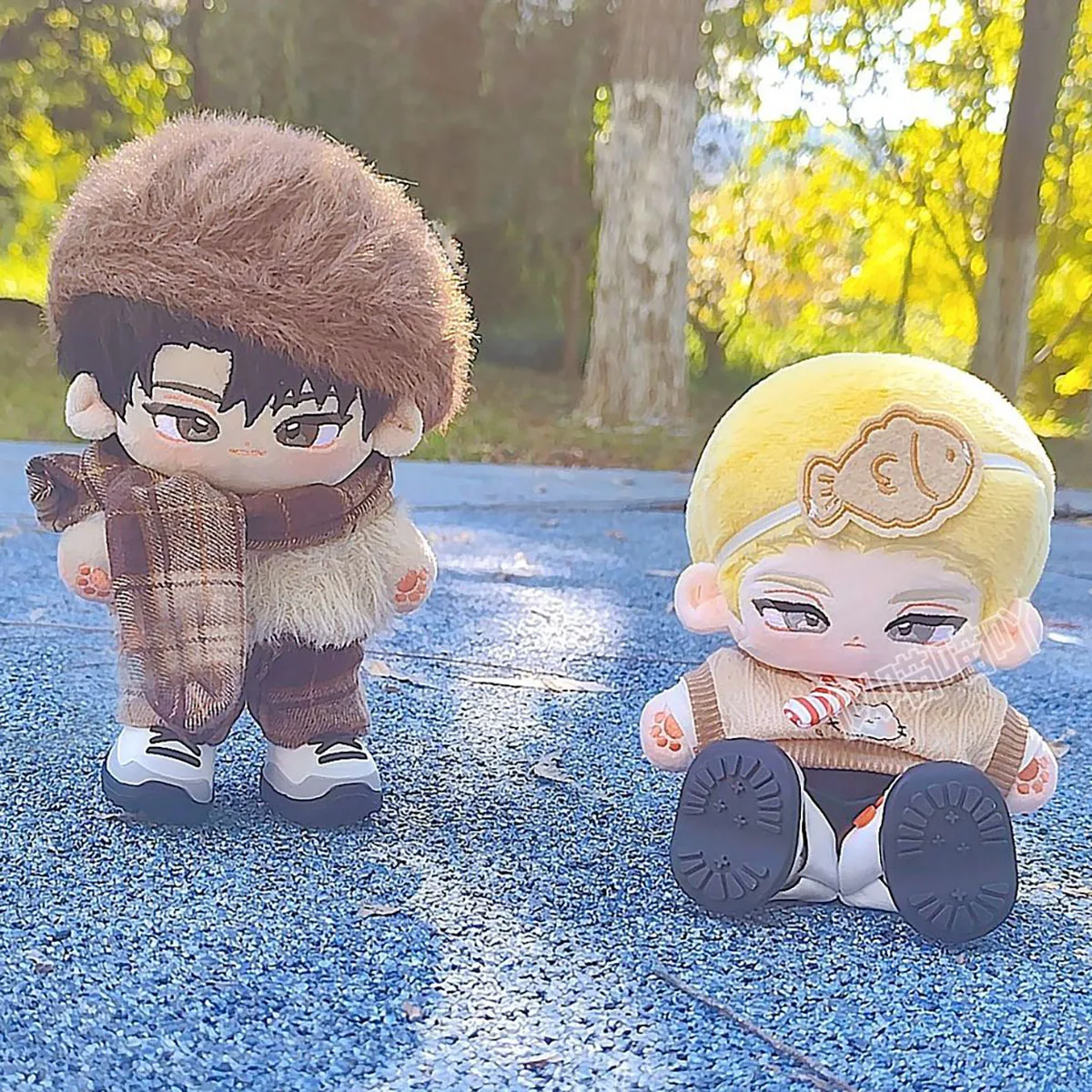 20cm Shutline Korea Manga Character Bl Plush Toy Cartoon Stuffed Soft Toy Dress Up Cotton Doll Body Birthday Gift For Fans