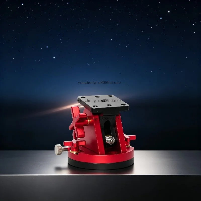 20KG Load Equatorial Latitude Adjustment Mount Base, ±10° Left‑Right Adjustable Support Stand for Astronomical Telescope