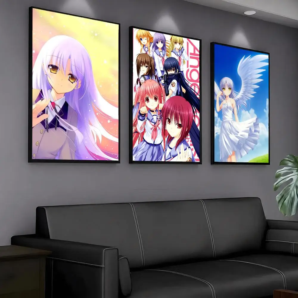 anime A-Angel Beats-S Painting Calligraphy Artwork for Home Bedroom Office Wall Decoration Gift