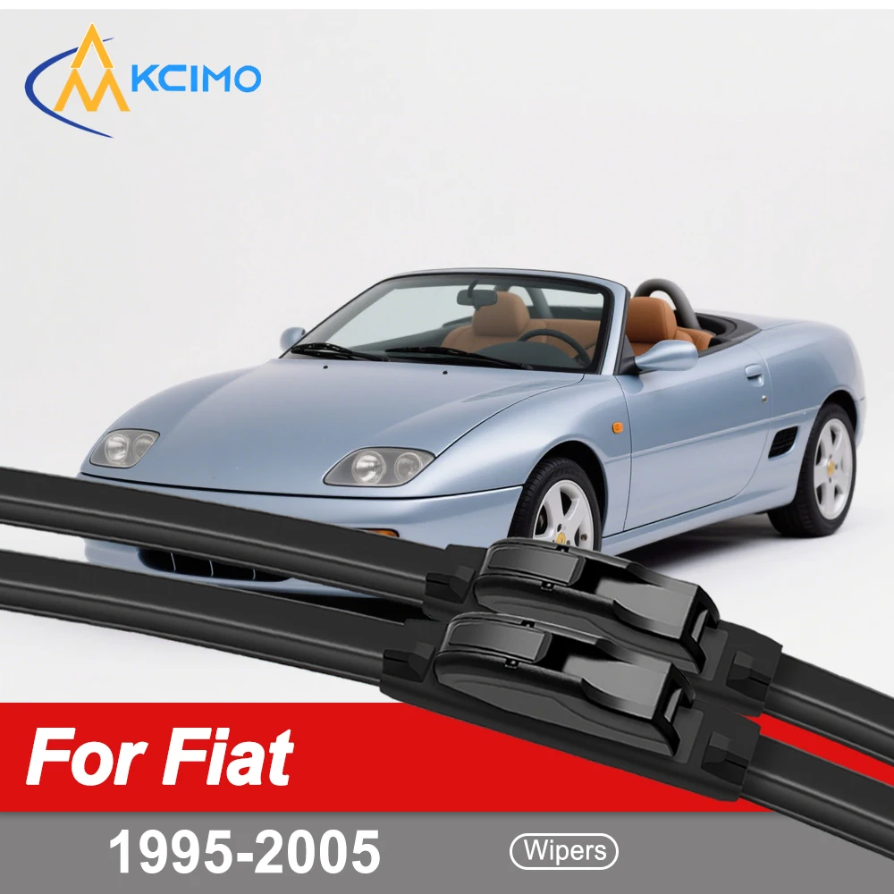 

Car Wiper Blade Blades For Fiat Barchetta183 1995 - 2005 Windshield Windscreen Clean Naturl Rubber Cars Wipers Accessories