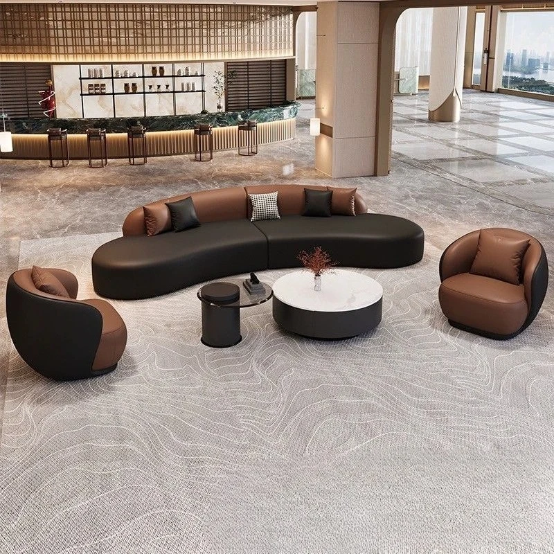 

Hotel lobby office sofa, shopping mall clothing store lounge area