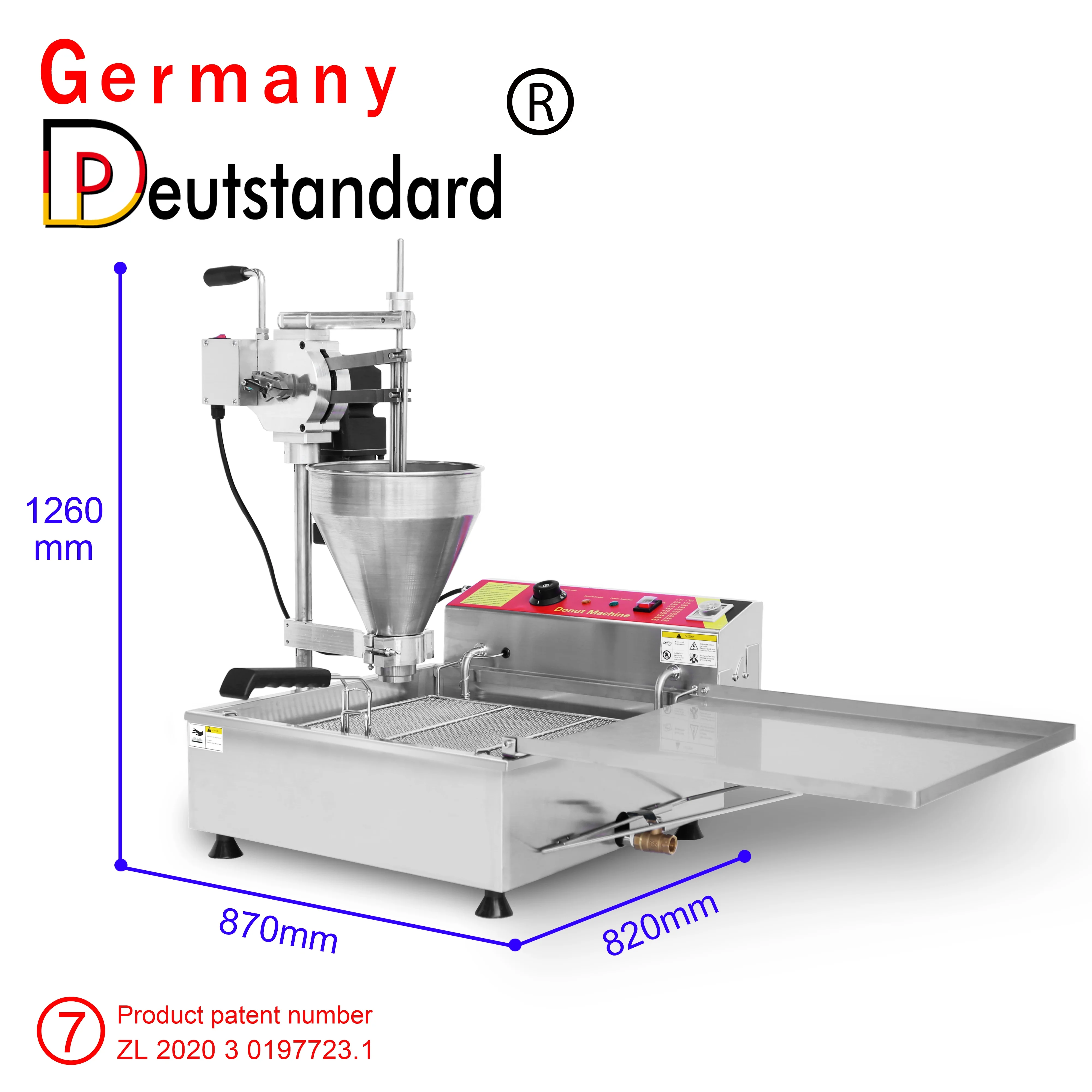 New Snack Food Pon De Ring Donut Automatic Mochi Donut Machine For Sale