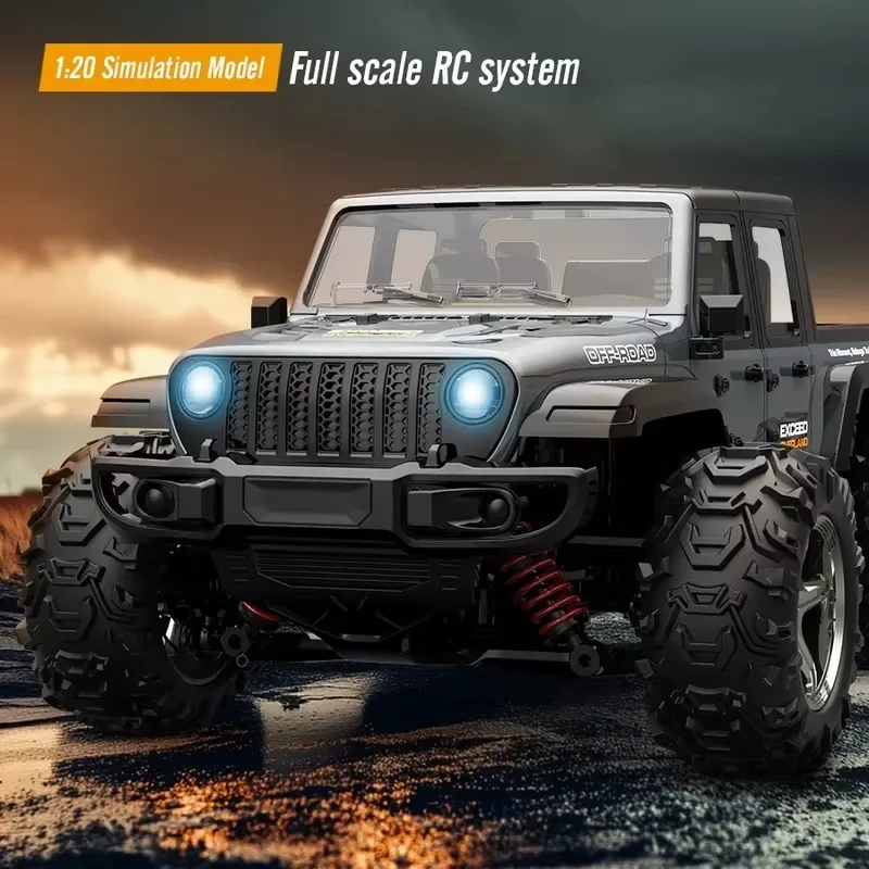 

Jjrc C8819 1:20 Full Scale Simulation Model Jeep Rc Car 2.4g 4wd Motor Pickup Climbing Off-Road Model Car Toys For Kids Gifts