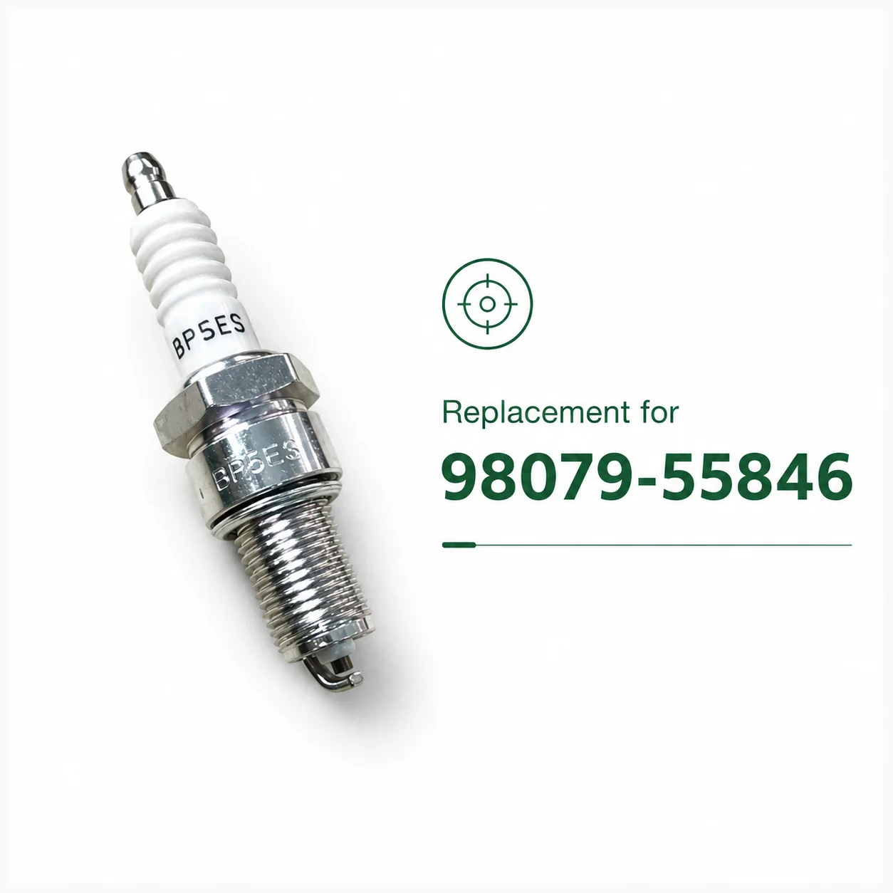 2 Pack Spark Plug For Honda Replaces Champion RN11YC RN12YC, Denso 5305/IW16 3256/J16CR-U, Fits GX200 GX390 GCV160 Engine Parts