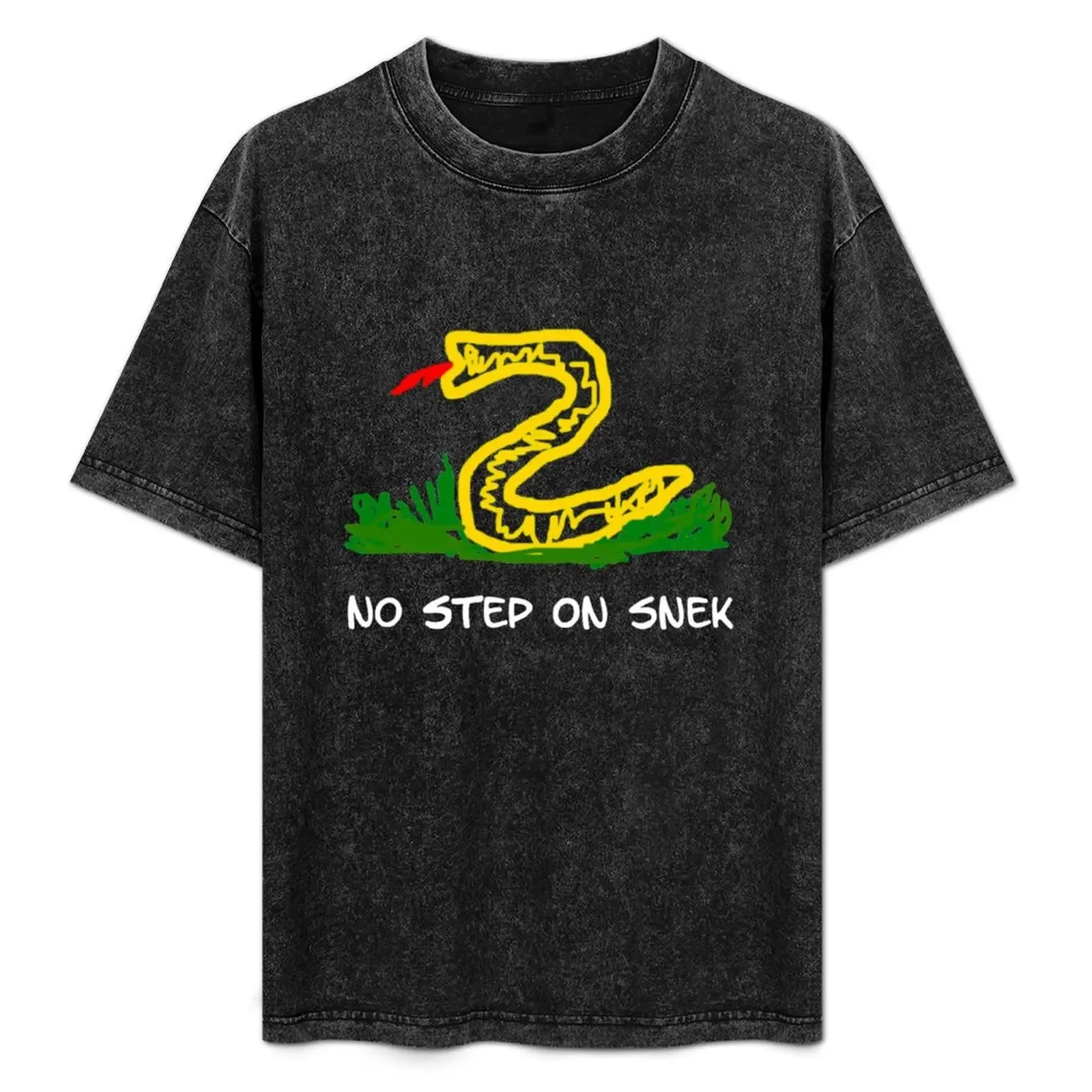 

No Step On Snek T-Shirt Anti-Fade Casual Tee Shirt