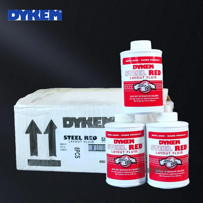 DYKEM STEEL BLUE 80400 80496 Layout Fluid Blue Marking Fluid for Machinist Metal and Metalworking