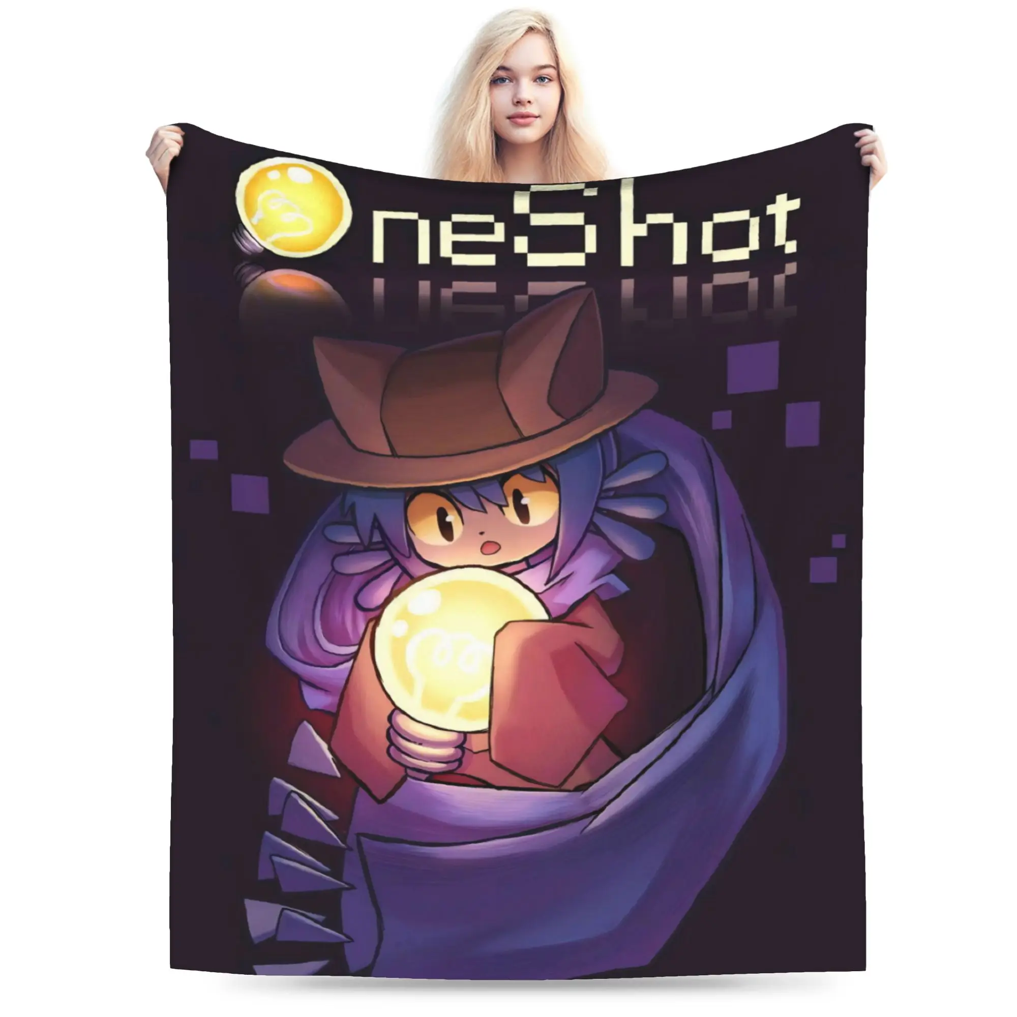 Super Soft OneShots Niko Throw Blanket Premium Fleece Flannel Lightweight  Bed Blanket Warm Plush Blankets All Season Use