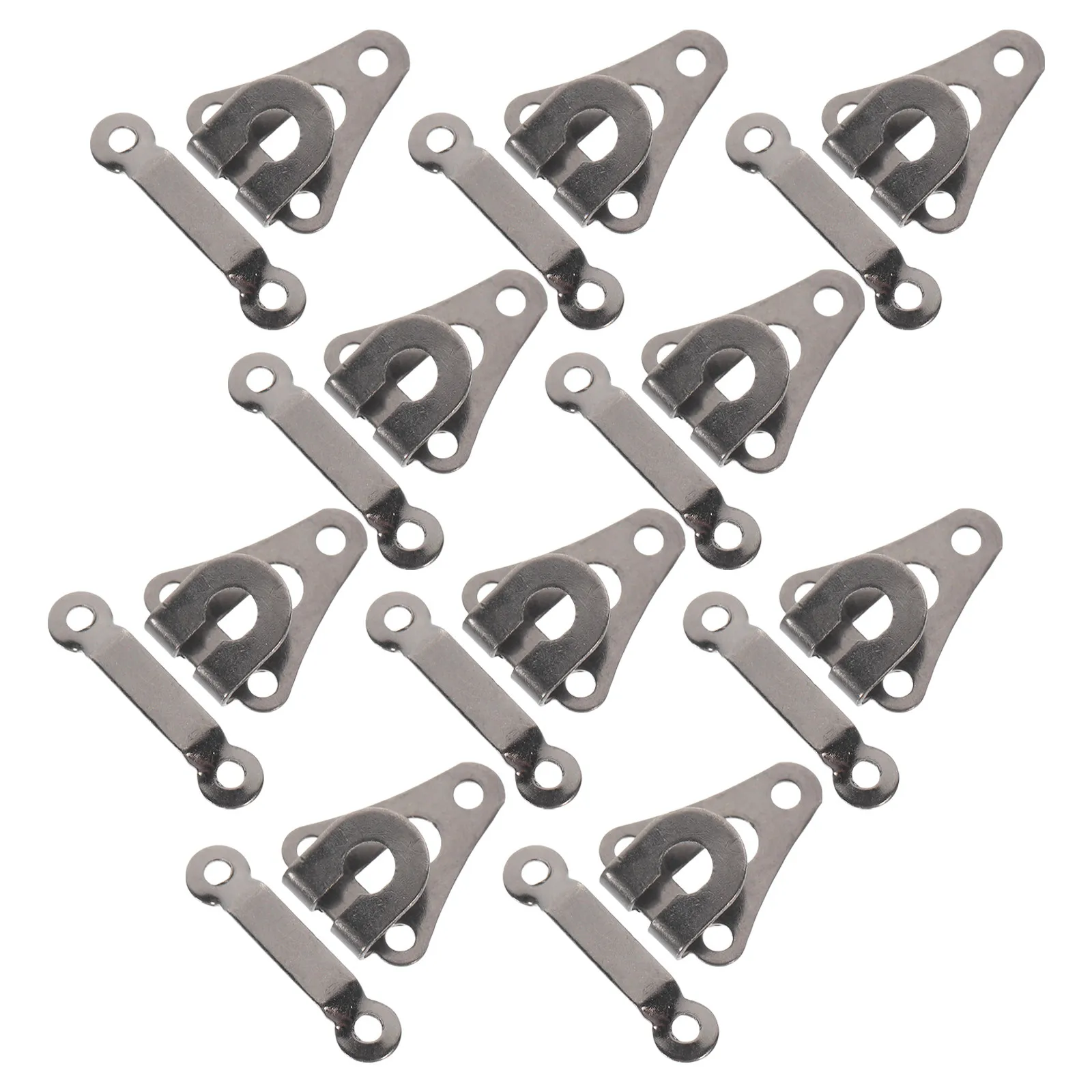 10Sets Sufficient Quantity Metal Pant Hooks and Eyes for Clothing Sewing DIY Craft Kits Retro Style Fasteners Skirt Dress Use