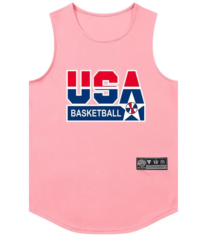 2024 Basketball Jerseys Shirts Youth Basketball Vest Uniforms Blank Custom Running Training Loose Jerseys Suits Tank Top