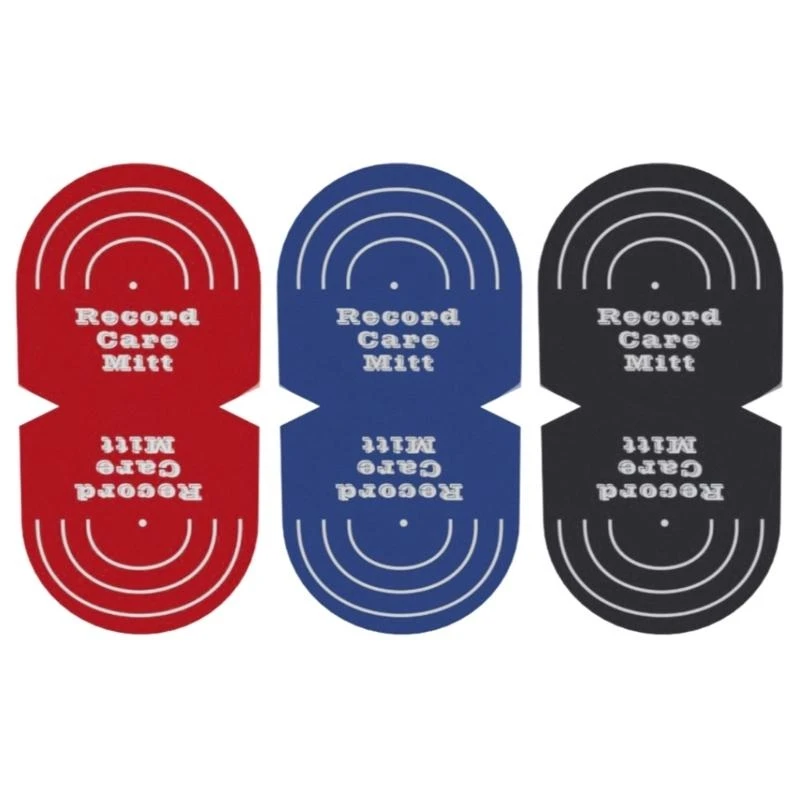 記録MITTレコードプロテクターグローブ2パックアンティスティッククリーニングカードボード.H05A
