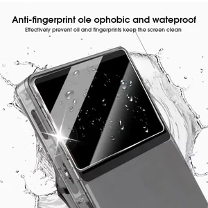 Trường hợp lưu trữ 3 trong 1 với các bộ bảo vệ màn hình thủy tinh nóng tính cho Túi bộ bảo vệ bảng điều khiển của trò chơi R36S và chống lại 12 Trường hợp bán kính bán hàng chính - №10