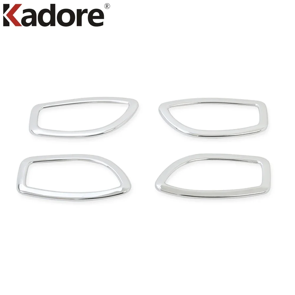 Car Inside Inner Door Handle Bowl Cover Trim For Dodge Journey JC Fiat Freemont 2013-2018 2019 2020 Chrome Interior Accessories