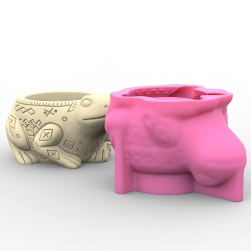 Succulent Planter Molds Frogs Pen Storage Stand Molds Perfect for Crafting