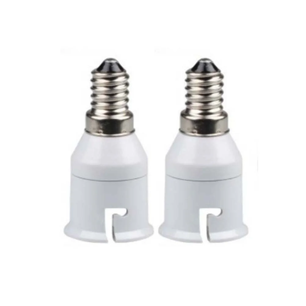 

4 Pcs Lamp Holder Light Bulb Screw Adapter Converter Plug E14 to B22 Ligth Socket