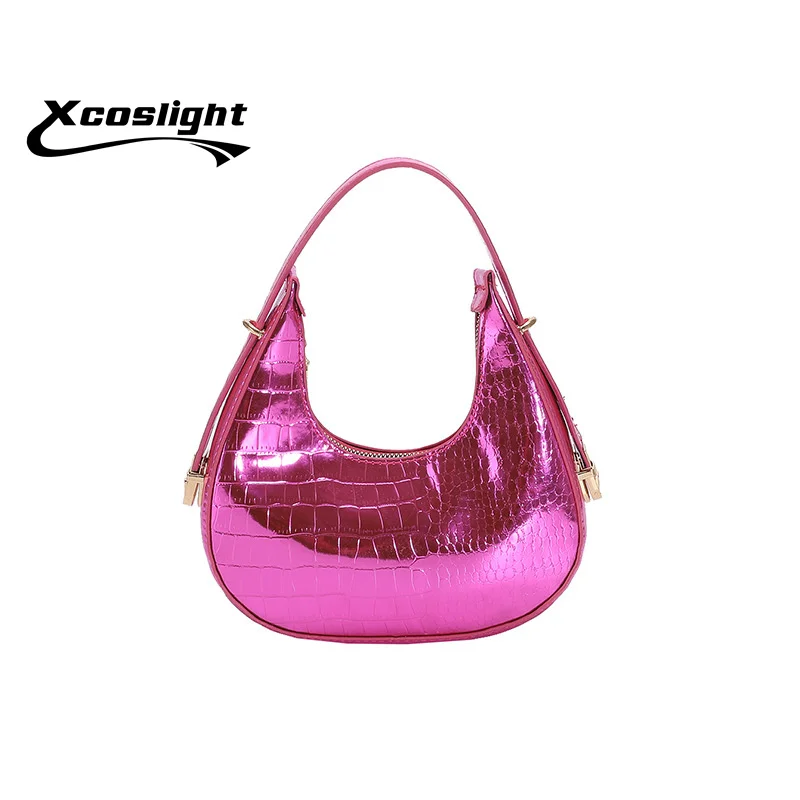 Popular Women's 2023 Shoulder New Fashion Funny Designer Hobo Messenger Bag Shiny  Evening PartyLuxury Xmas Bag