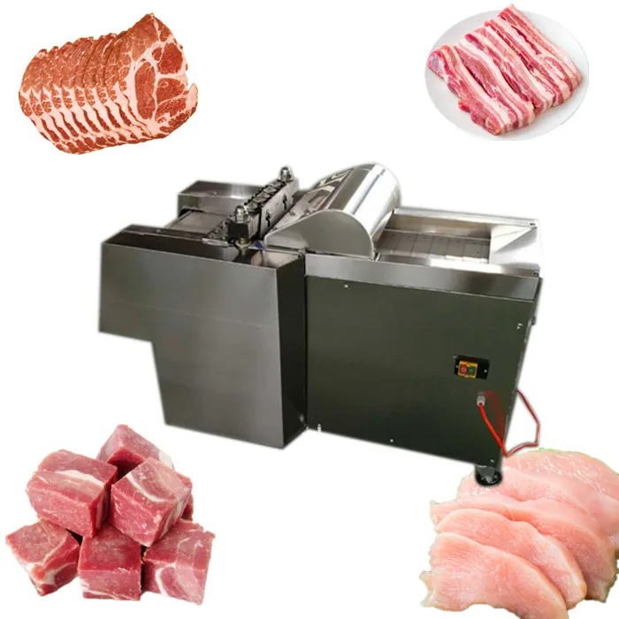 

Hight Quality Meat Cube Cutting Machine Pork Cutting Machine Frozen Meat Slicer Chicken Cutting Machine Automatic Meat Dicer
