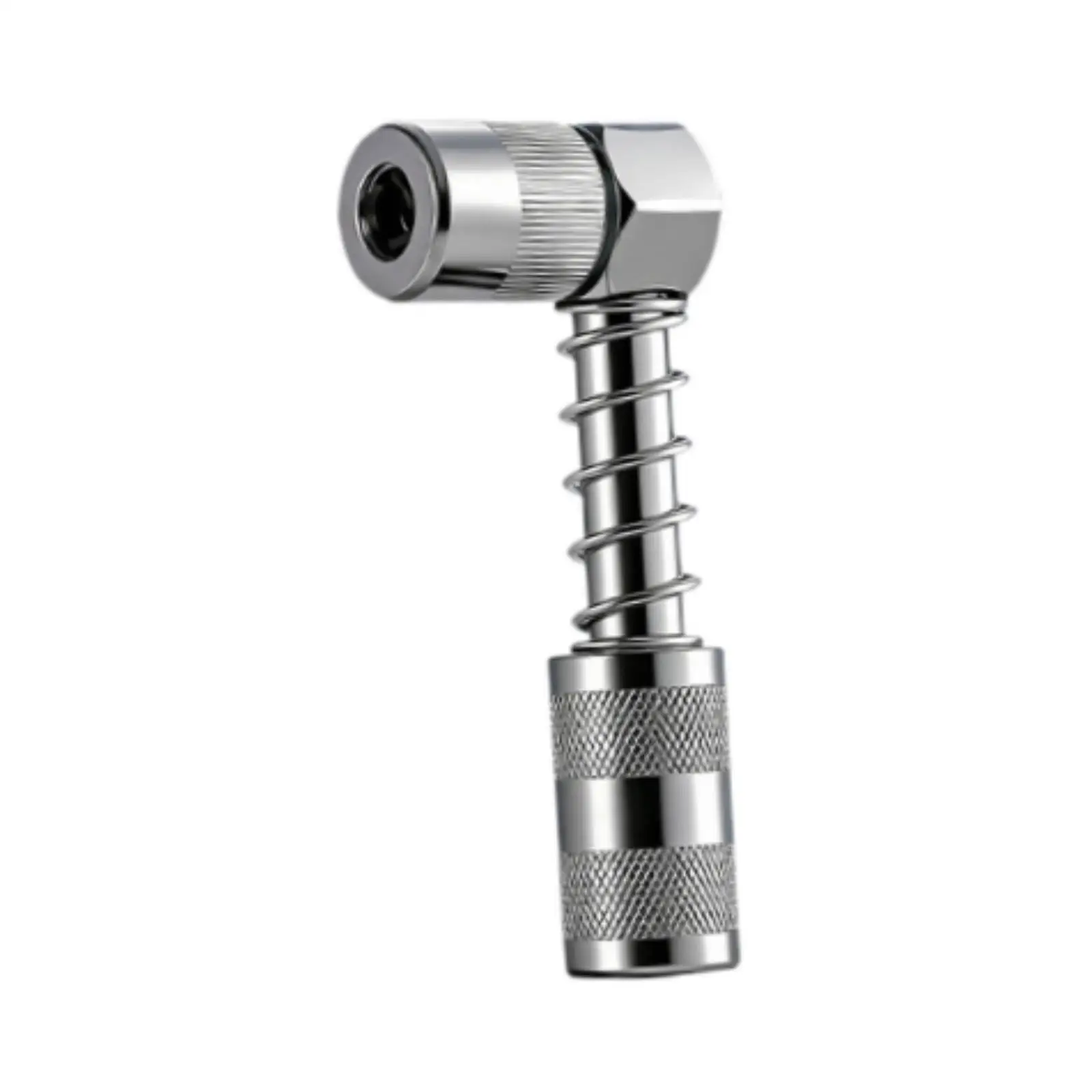 Galvanized Steel Right Angle Grease Coupler Adapter Heavy Duty Quick Release Tool for Engineering Equipment