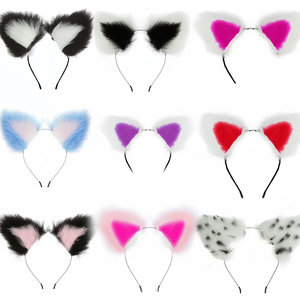 Cute Sexy Cat Ears Headbands Ear Hairpins Dress Up Accessories Female Slave RPG Games Sex Sex Toys Accessories