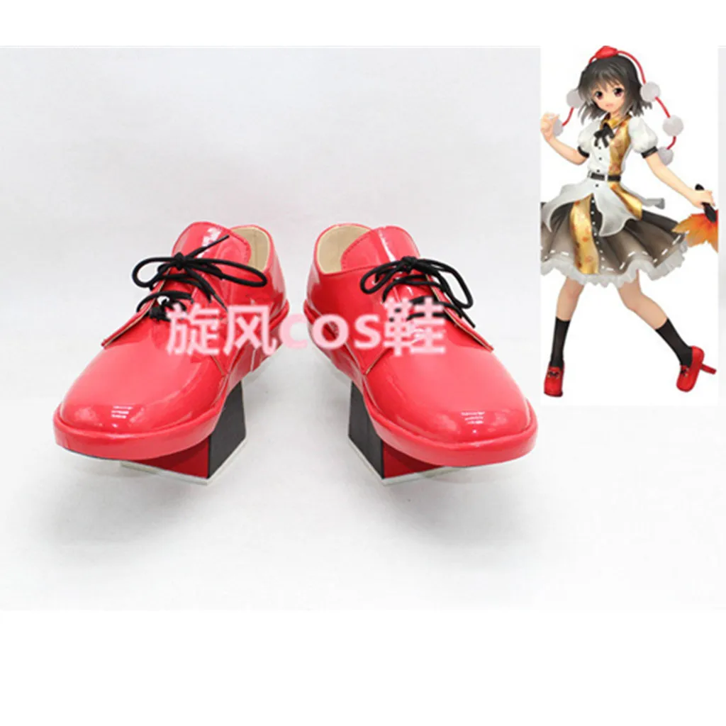 Touhou Project Shameimaru Aya Cosplay Red Shoes Halloween Carnival Party Costume Accessories Cosplay Shoes