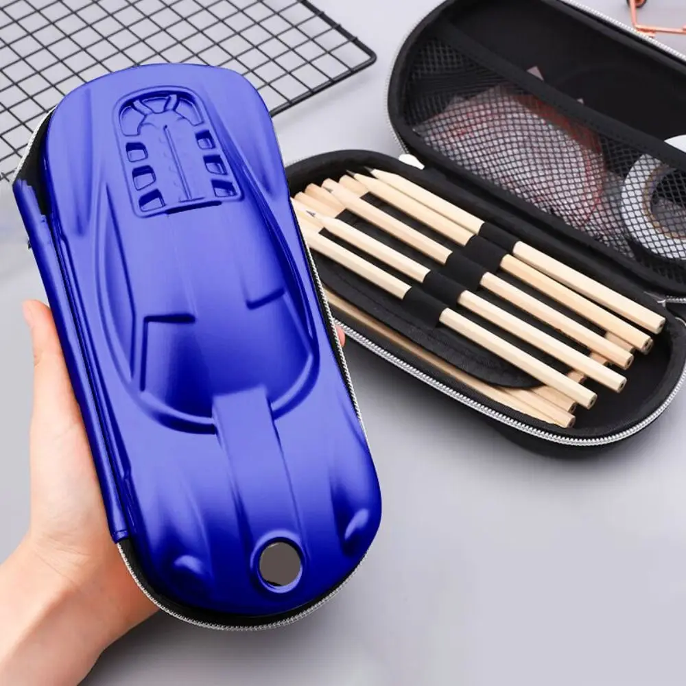 Prize 3D Stationery Box Stereo Sports Car Creative Pencil Bag Hard Shell Zippered Pencil Case Adults